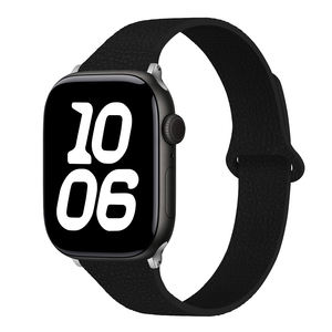 Bracelet en silicone pour <span class=keywords><strong>Apple</strong></span> <span class=keywords><strong>Watch</strong></span> Series 11/10/9/8/7, boucle en acier inoxydable, respirant et réglable, tailles 44-49 mm - Product Image 4