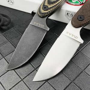 Cuchillo <span class=keywords><strong>de</strong></span> <span class=keywords><strong>Supervivencia</strong></span> Táctico <span class=keywords><strong>de</strong></span> Hoja Fija EE-Izula, Hoja D2, Mango G10, para Actividades al Aire Libre, EDC, Camping, Senderismo y Caza - Product Image 3