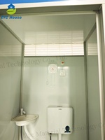 Toilettes portables écologiques en HDPE, toilettes mobiles, salle de bain préfabriquée avec réservoir de déchets, étanche, pour événements en plein air et camping