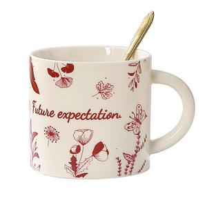 Parfum natal pria dan wanita, Set hadiah perusahaan Mug keramik Natal promosi tren baru - Product Image 4