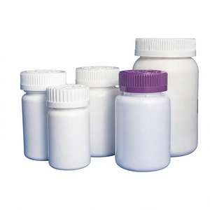 Medical Grade White PP Plastic Cylinder <b>Container</b> with Screw Top Lid <b>for</b> Medicine, Chemical & <b>Tablet</b> Storage - Product Image 1