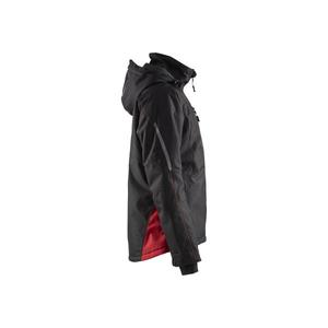 BLAKLADER-Chaqueta de concha forrada ligera para mujer 497219779956M Negro/Rojo-CHAQUETAS DE TRABAJO EAN 7330509684719 - Product Image 4