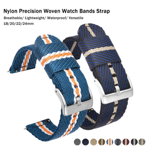 <span class=keywords><strong>Bracelet</strong></span> en nylon de haute qualité 18mm 20mm 22mm 24mm avec boucle à ardillon, bracelets de montre en nylon tressé, bracelets de montre en toile pour <span class=keywords><strong>Seiko</strong></span> - Product Image 3
