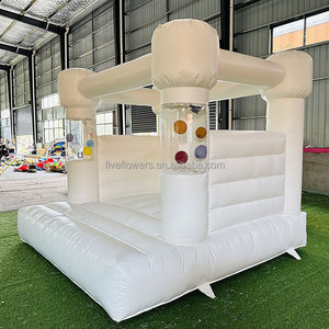 10x10 tout château <span class=keywords><strong>gonflable</strong></span> blanc ballon <span class=keywords><strong>gonflable</strong></span> rebond maison <span class=keywords><strong>jardin</strong></span> - Product Image 1