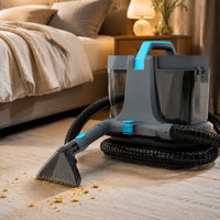 Nettoyeur de tapis électrique 1500W avec réservoir d'eau de 1600 ml et réservoir d'eau sale de 1000 ml