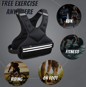 Gilet Zavorrato YOUK Best-Seller per Sport, Corsa, Allenamento con Pesi, Attrezzatura per Fitness con Sacchi di Sabbia Pesati - Product Image 2