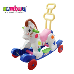 Multifonction en plastique bébé enfants <span class=keywords><strong>cheval</strong></span> <span class=keywords><strong>à</strong></span> <span class=keywords><strong>bascule</strong></span> avec roues - Product Image 5