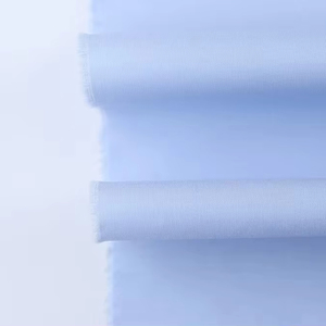 Tissu en coton biologique pour robe et jupe pour femmes, technique de tissage en coton 40S, tissu uni, tissu pour chemise décontractée et de style professionnel pour hommes - Product Image 4