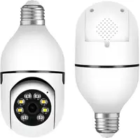 הנורה שקע Wifi מצלמה פאן הטיה אבטחה מצלמה מלא HD 1080P אלחוטי עמיד למים בית מעקבים מצלמה