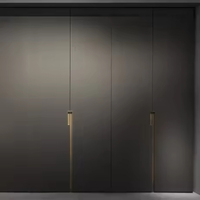 Armoire de chambre à coucher moderne de qualité supérieure, grande, ouverte, vintage, autoportante, avec porte coulissante