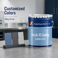Ventes directes usine – Série ACSA-LB : Apprêt acrylique 3C basse température à forte adhérence pour revêtement UV PU sur substrats plastiques