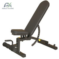 Banco de Pesas FID Versátil y Ajustable en Múltiples Posiciones para Entrenamiento de Fuerza de Cuerpo Completo y Rutinas de Ejercicio Profesionales