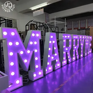 Letras grandes para boda, letras gigantes iluminadas, letras de marquesina de 4 pies, alquiler de Mr Giant, letras de marquesina de 3 pies, venta de números de luz de 4 pies, fiestas grandes