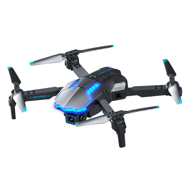 New HOSHI X6 Pro RC Drone With 4K Dual Camera Optical Flow 2.4G WIFI Three-sided Obstacle Avoidance Foldable RC Quadcopter Toys