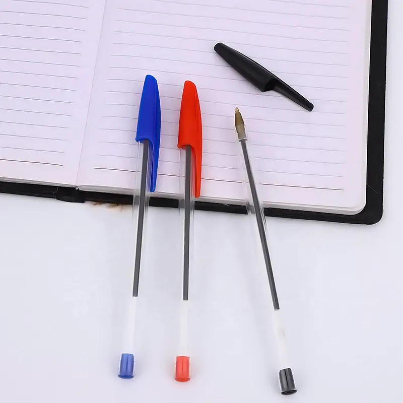 Office & School Pen Kunden spezifische Hersteller Schwarz Blau Rot 0,5mm Stifte Werbe stift Kugelschreiber