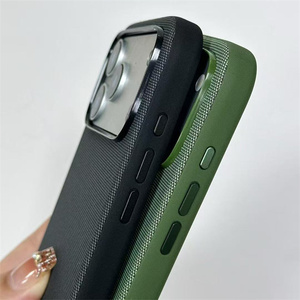 Coques de protection de luxe en TPU+PC tressé de haute qualité <span class=keywords><strong>pour</strong></span> <span class=keywords><strong>iPhone</strong></span> 17 16 15 14 13 12 <span class=keywords><strong>11</strong></span> avec couvercle de chargement magnétique sans fil - Product Image 3