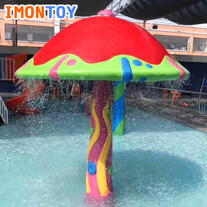 मेंढक आकार जल स्प्रे खेल उपकरण इंटरैक्टिव बच्चों पानी के पार्क स्विमिंग पूल के लिए स्प्लैश पैड फव्वारा - Product Image 5