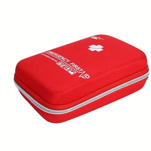 Trousse de premiers secours légère en EVA rouge, étanche, portable, grande capacité, sac d'urgence pour la maison et l'extérieur, personnalisable - Product Image 3