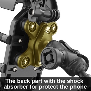 Giá đỡ điện thoại xe đạp/xe máy tích hợp sạc không dây 15-30W, cổng Type-C, chống trộm, giảm rung, che nắng, hỗ trợ định vị - Product Image 5