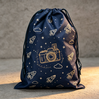 Sac à cordon pliable promotionnel en non-tissé, écologique, unisexe, pour étudiants et employés de bureau, vente en gros