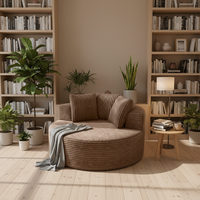 Sofá Cama Modular de Tela Plegable y Comprimido al Vacío, Personalizado OEM ODM, Sillón Individual para Sala de Estar