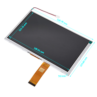 9.0 inci rasio aspek lebar TFT LCD 1024x600 TV Mobil Lcm Panel LVDS antarmuka TN Panel 450cd/m2 HannStar HSD090IFW1-A01