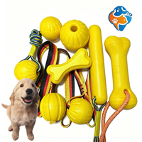 LY EVA – Nouvelle balle de sport écologique et simple pour chien, indestructible, pour le nettoyage des dents, résistante aux morsures, pour mâcheurs agressifs, interactive