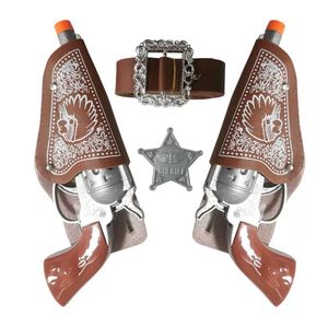 Juguete de Rifle de Halloween para Niños, Pistolas de Vaquero, Fundas, Disfraz de Vaquero del Oeste, Juego de Roles con Cinturón para Niños Pequeños - Product Image 4