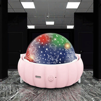 Proyector de Luz Nocturna LED Moderno con Enchufe, Mini Proyector de Estrellas Giratorio de 360 Grados, Proyección 3D de Cielo Estrellado y Animales Marinos para Sala de Estar