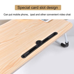Usine de travail en <span class=keywords><strong>bois</strong></span> manger écriture chevet pliable <span class=keywords><strong>Portable</strong></span> Table de <span class=keywords><strong>lit</strong></span> bureau d'<span class=keywords><strong>ordinateur</strong></span> <span class=keywords><strong>portable</strong></span> pour <span class=keywords><strong>lit</strong></span> avec porte-gobelet - Product Image 3