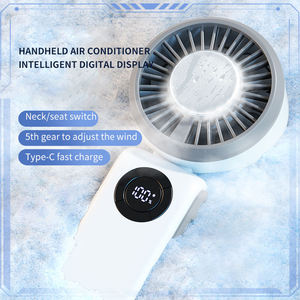 Ventilador portátil de lujo de alta velocidad, recargable por USB, plegable, mini ventilador con función de enfriamiento. - Product Image 4