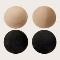 Couvre-mamelons réutilisables en forme de fleur ronde pour femmes sexy Couvre-mamelons éponge en silicone