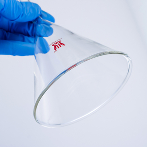 <span class=keywords><strong>Imbuto</strong></span> Chimico Triangolare in Vetro Borosilicato 3.3 <span class=keywords><strong>a</strong></span> Bocca Larga da Laboratorio CS Labglass 60MM 90MM - Product Image 5