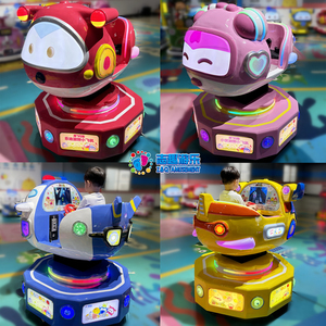 Dessin animé Alpha Q mécanique Kiddie Ride monnayeur Kiddie monte 360 degrés rotatif électrique Happy Swing <span class=keywords><strong>voiture</strong></span> à <span class=keywords><strong>louer</strong></span> - Product Image 2