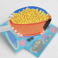 Pegatinas de Vinilo Brillante de PVC Autoadhesivas, Resistentes al Agua y al Aceite, con Diseños de Dibujos Animados, para Recuerdos de Fiestas Infantiles, Recompensas Escolares y Manualidades