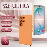 Smartphone Android 15 S26 Ultra 22 Go + 2 To, double carte SIM, double veille, batterie longue durée 8000 mAh, écran haute définition 6,99 pouces