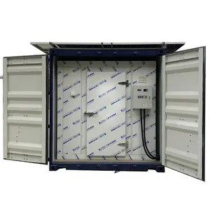 20ft solar powered refrigerated containers freezer tepmerature for cold storage