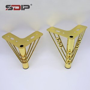 SDIP di lusso in ferro sostitutivo divano gambe triangolare mobili piede letto divano - Product Image 2