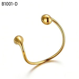 Amy Amy Cuff <b>Bracelet</b> B1001 Silver Plated <b>Ball</b> Shape Classic Women's Jewelry Gift - Product Image 2