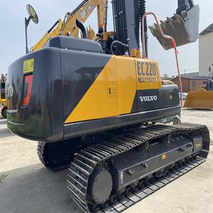 2023 usado para excavadora Volvo EC220, capacidad de 22 toneladas, buen rendimiento, certificado CE EPA, venta que incluye caja de cambios de motor central - Product Image 3