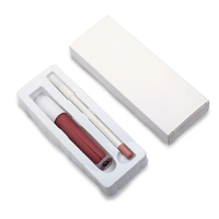Best-seller DIY – Kit de maquillage pour les lèvres : Rouge à lèvres gel mat vegan longue tenue 24h et crayon à lèvres waterproof – Marque privée