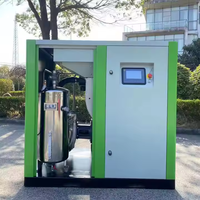 Auliss 380V Pompe à vis rotative de plongée, modèle Top 10, refroidie par air, alimentation CA, bloc d'air lubrifié à l'eau, pour forage de pierres, 100 litres