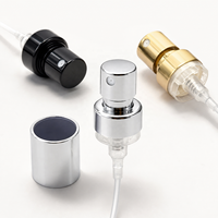Pompe pulvérisatrice de parfum à brume fine, atomiseur à vis en aluminium et plastique, accessoires pour flacon de parfum, col 13 15 18