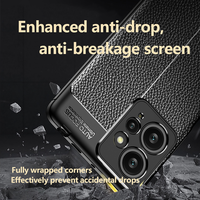 Ultra-mince léger sensation de main Style de luxe d'affaires anti-chute pour Redmi Note12 4G coque de téléphone à Dissipation thermique