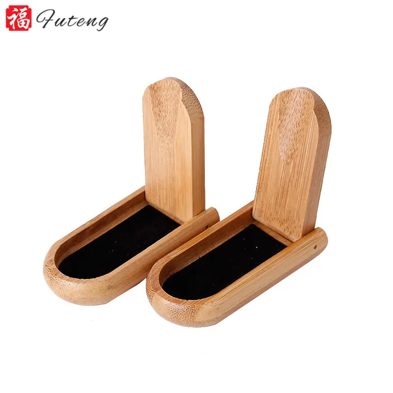 Futeng bamboo pipe stand high quality Foldable Smoking accessories Tobacco Pipe with Stand Rack Novelty wholesale