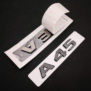3D ABS lettere nere luminose A35 A45 C63 A180 A45S C63S adesivo auto per <span class=keywords><strong>Mercedes</strong></span> <span class=keywords><strong>Benz</strong></span> accessori decorazione auto - Product Image 5