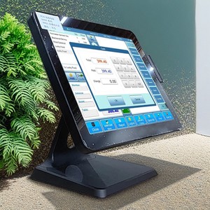 S900c Touchscreen Pos Retail Systeem Aangepaste Kassa Pos Machine Metalen Basis Met Gaten - Product Image 5