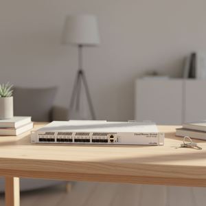 เราเตอร์สวิตช์สำหรับองค์กร CRS326-24S+2Q+RM พร้อมพอร์ต SFP+ 24 พอร์ต และ QSFP+ 40G จำนวน 2 พอร์ต  เราเตอร์คลาวด์ สวิตช์อัจฉริยะ - Product Image 1