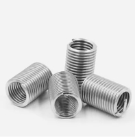 Good Quality Stainless Steel M6*1*2.5D Wire Thread Insert Heli Coil Insert Screw M6*0.75*3D Fasteners