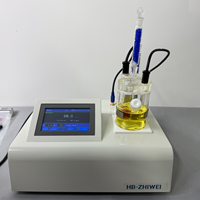 Analyseur d'humidité traces Karl Fischer ZWWS101C 0-200mg haute précision avec imprimante thermique miniature AC 220V
